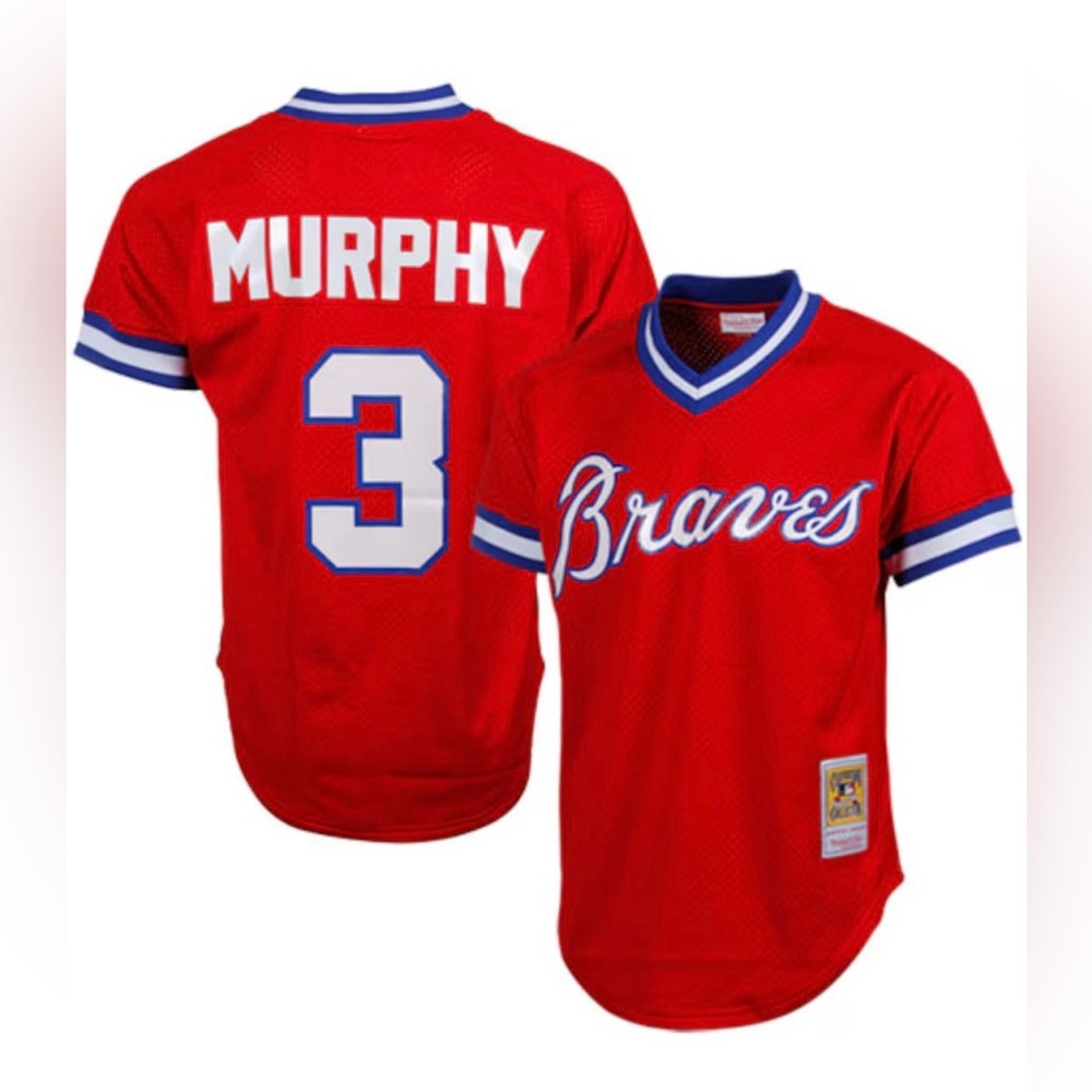 Atlanta Braves #3 Dale Murphy Mitchell & Ness 1980 Cooperstown Authentic Jersey
